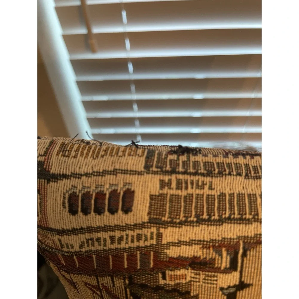 Vintage New‎ Orleans Jazz Themed Tapestry Pillows - Set Of 2